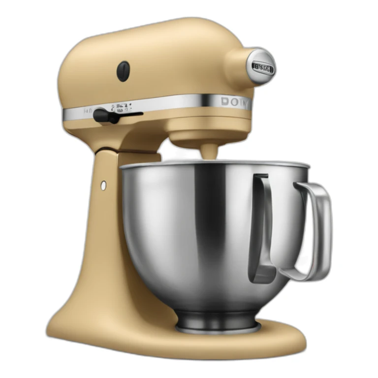 Pilsbury doughboy in a stand mixer sticker