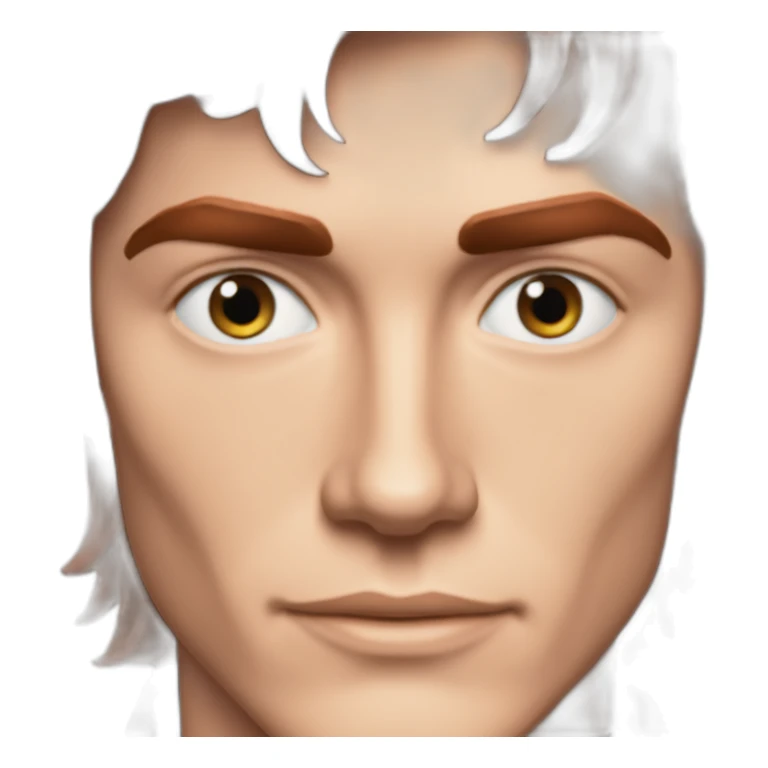 Alain delon young blue eyes red hair farmer sticker