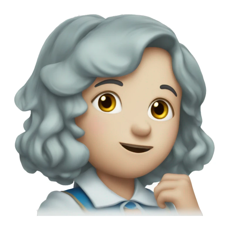 Alice in Wonderland having a hard time  sticker