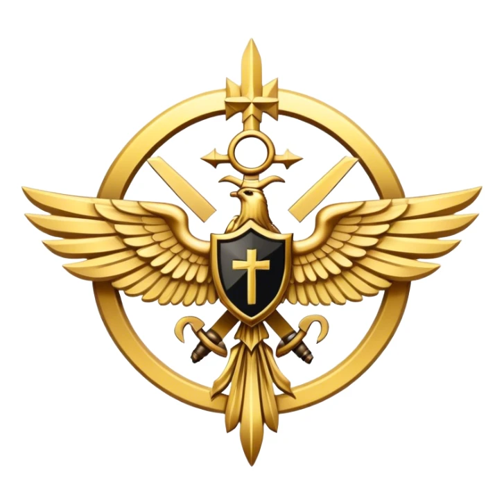 dominus' emblem holy with a touch of black sticker