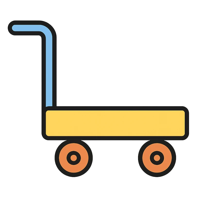 flatbed cart sticker