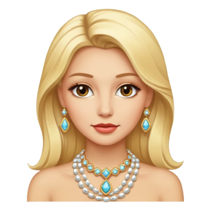 rich blonde millionare woman sticker