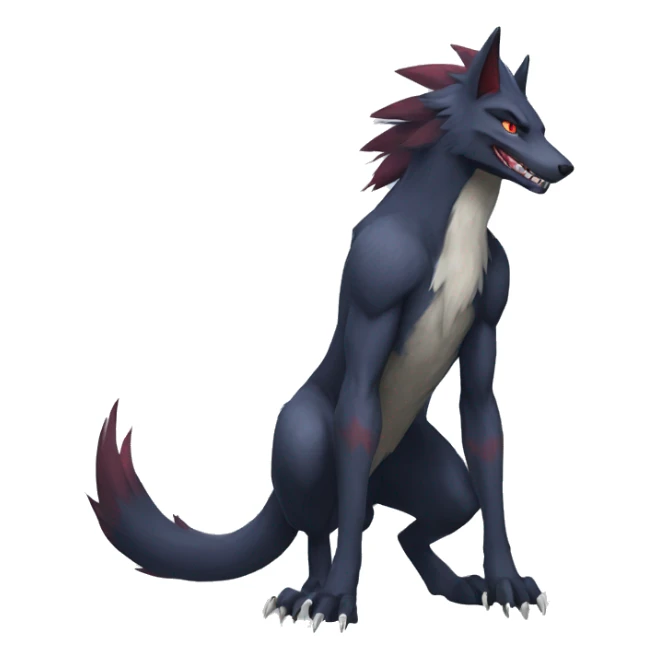 Nargacuga-Sergal-Zoroark full body sticker