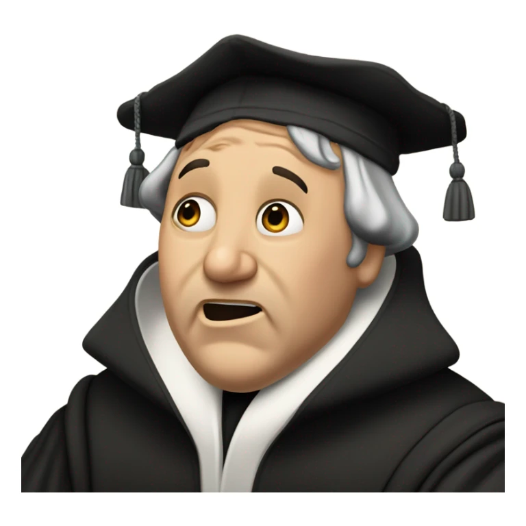 Martin Luther slapping his own face sticker