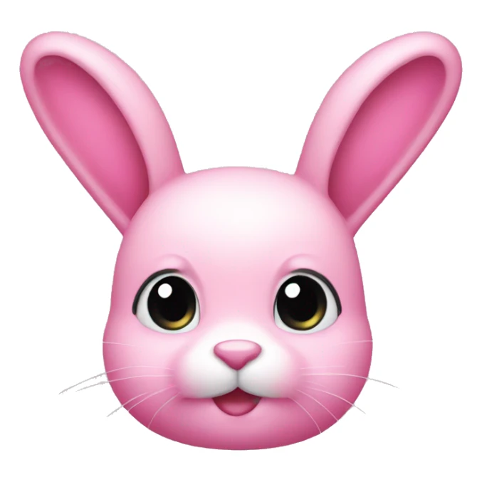 pink bunny  sticker