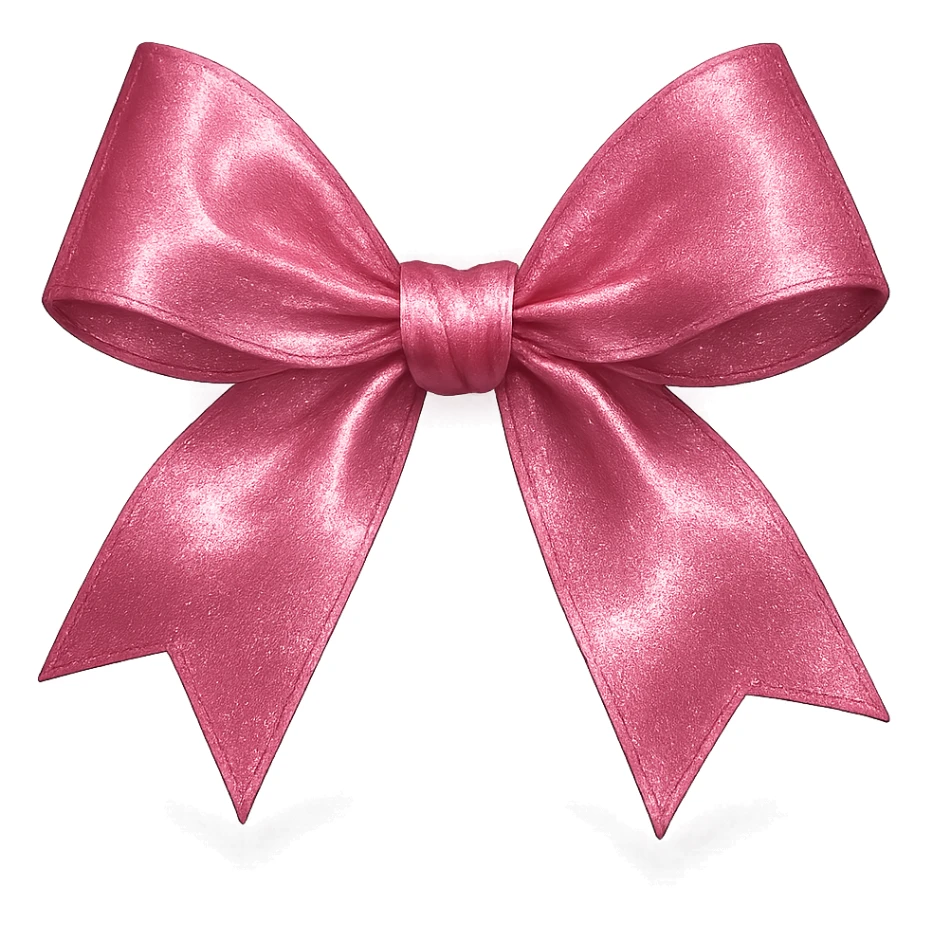 pink bow, glamorous and stylish sticker