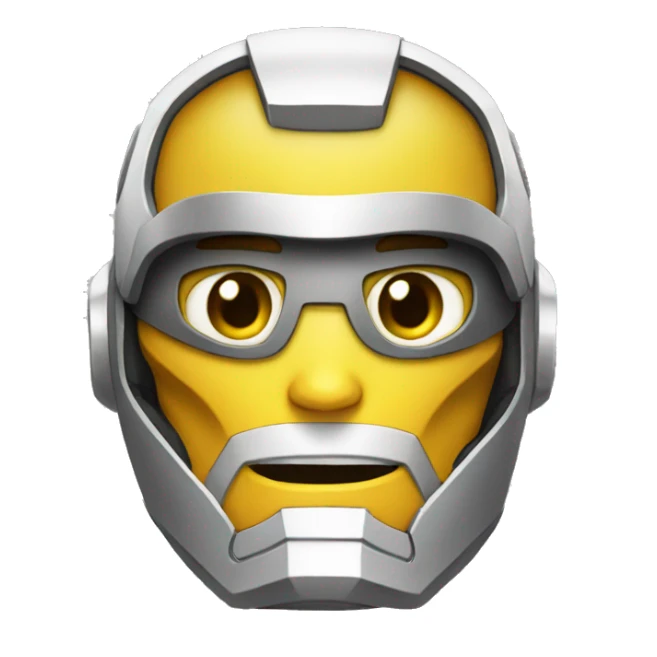 Moshe in an Iron Man costume sticker