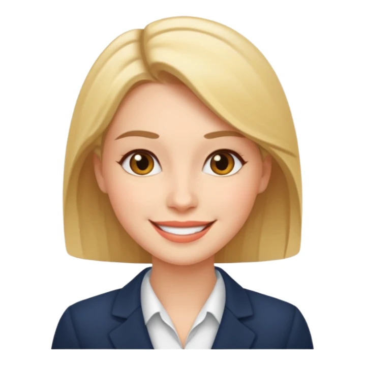 business woman relaxed sticker