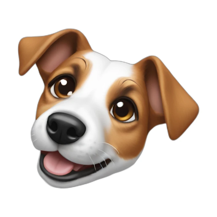 Jack Russell Terrier paw in the air sticker
