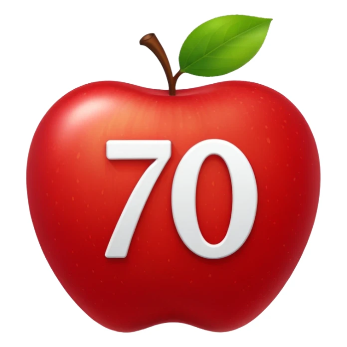 From the bottom right Now more apple emoji like (simpler), with the 707 bigger and more obvious sticker