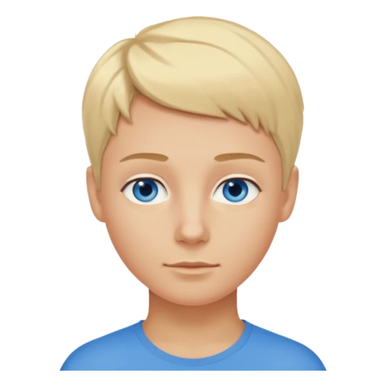 short blond hair blue eyes 5ft 9 140lbs Italian sticker