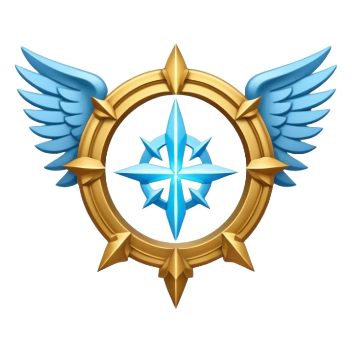 dominus' emblem with a touch of light blue sticker