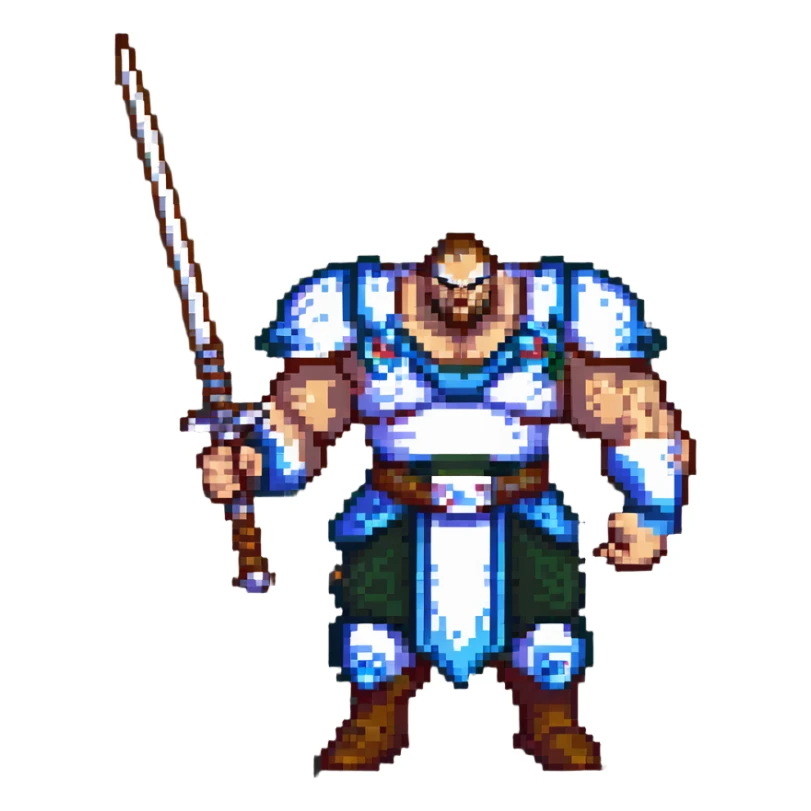 Shan Yu from Mulan, full body, holding a weapon, looking seriously pissed off sticker