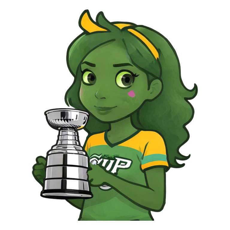 Cute girl with an amazing Stanley  sticker