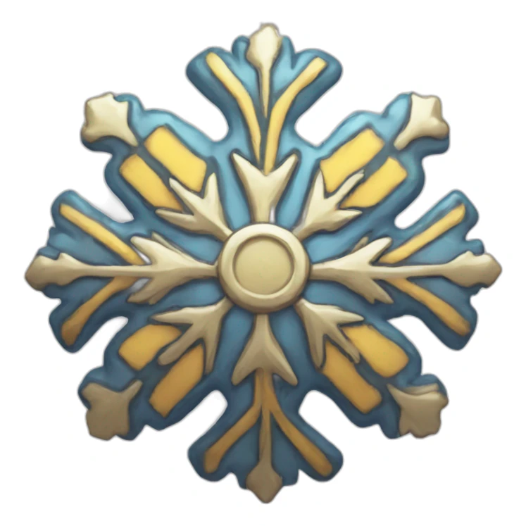 badge, medal, new year, snowflake, pokemon, picture, paint, draw sticker