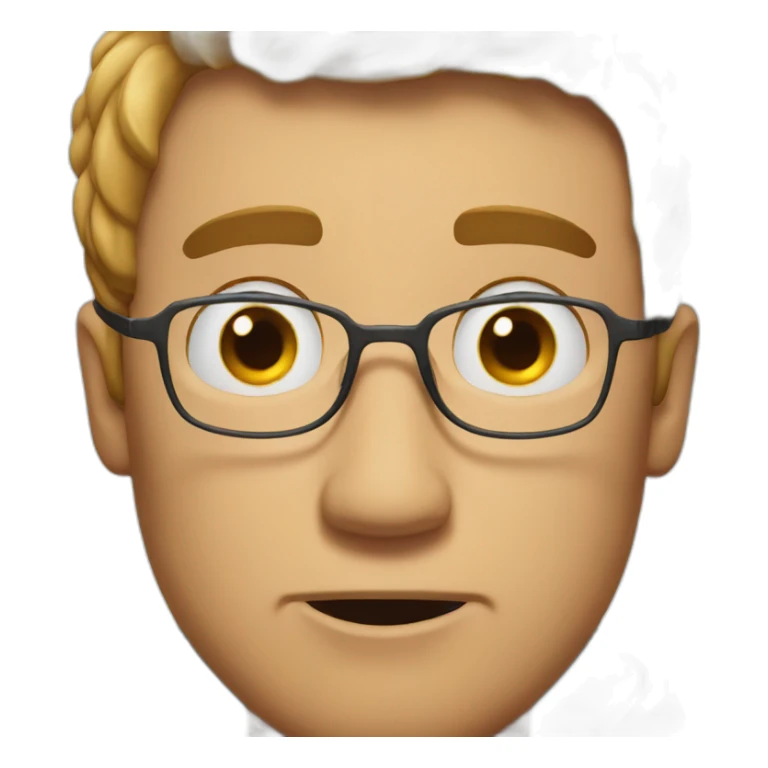 Man shocked by removing his glasses sticker