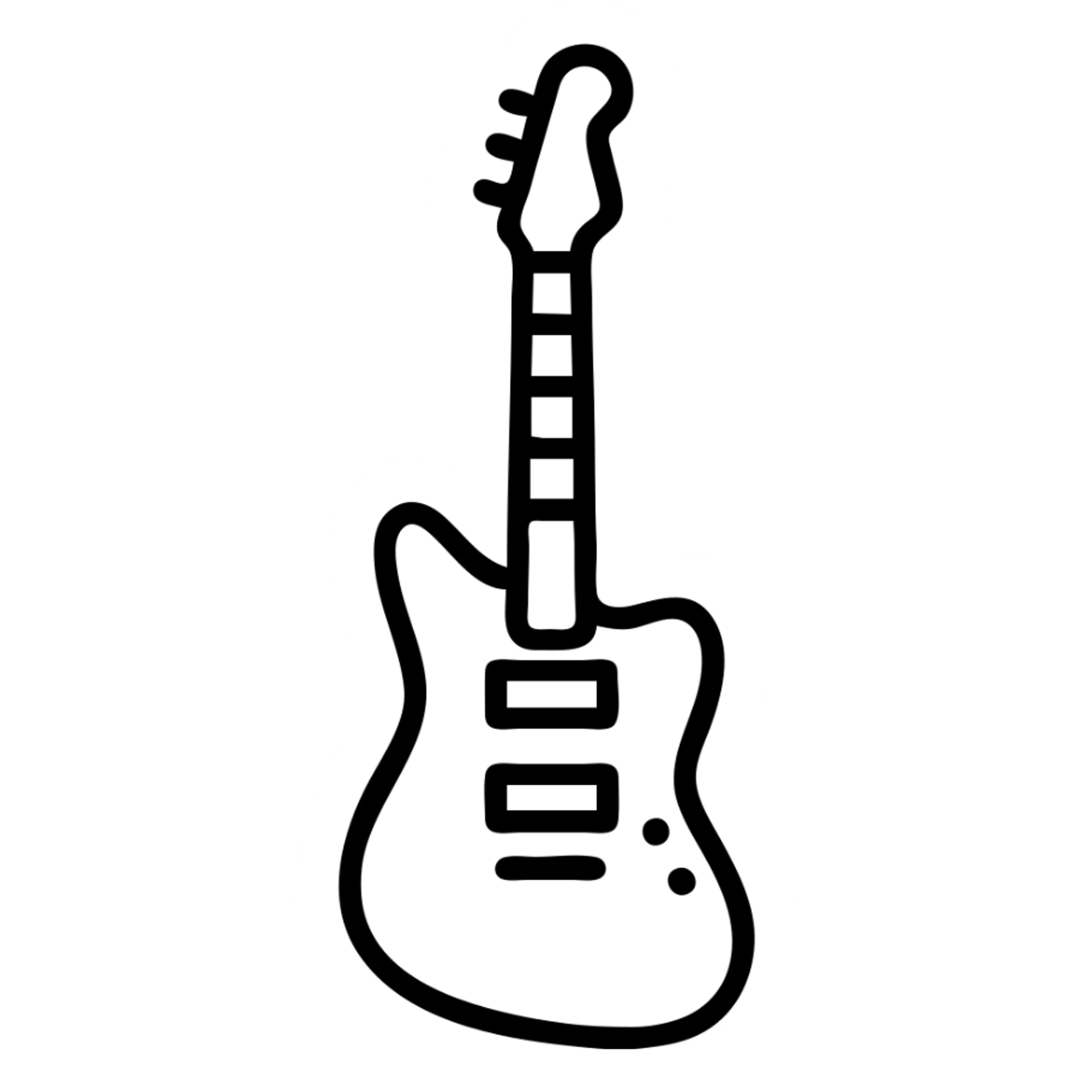 Fender Jazzmaster guitar sticker