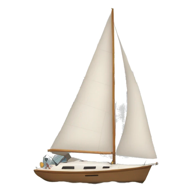 Sailboats in New York City sticker