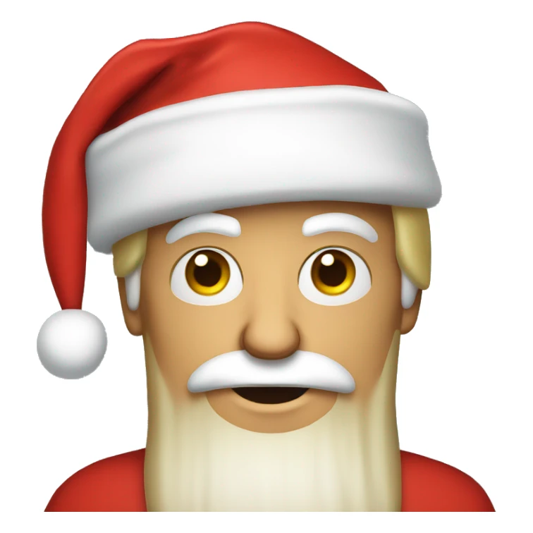 Donald Trump with santa hat sticker
