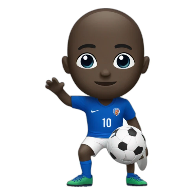 Kanté qui tacle un ballon sticker