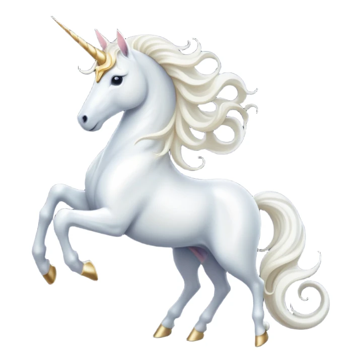 cinematic-beautiful-white-unicorn-emoji,-poised-and-regal,-with-a-slender,-ethereal-form-draped-in-a-pristine-white-color,-a-flowing-mane-and-tail,-and-a-white,-spiraled-horn-that-radiates-pure-light,-simplified-yet-sharp-and-majestic,  sticker