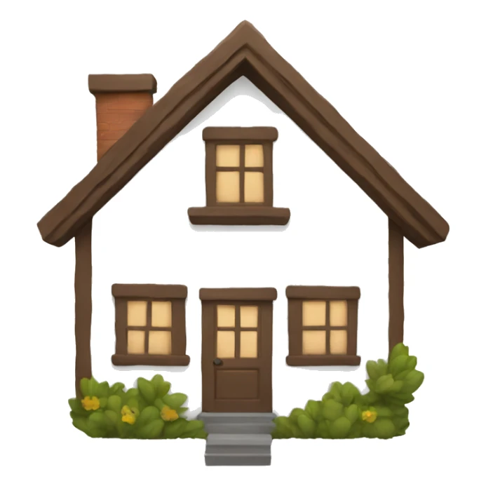 House with a heart around it sticker