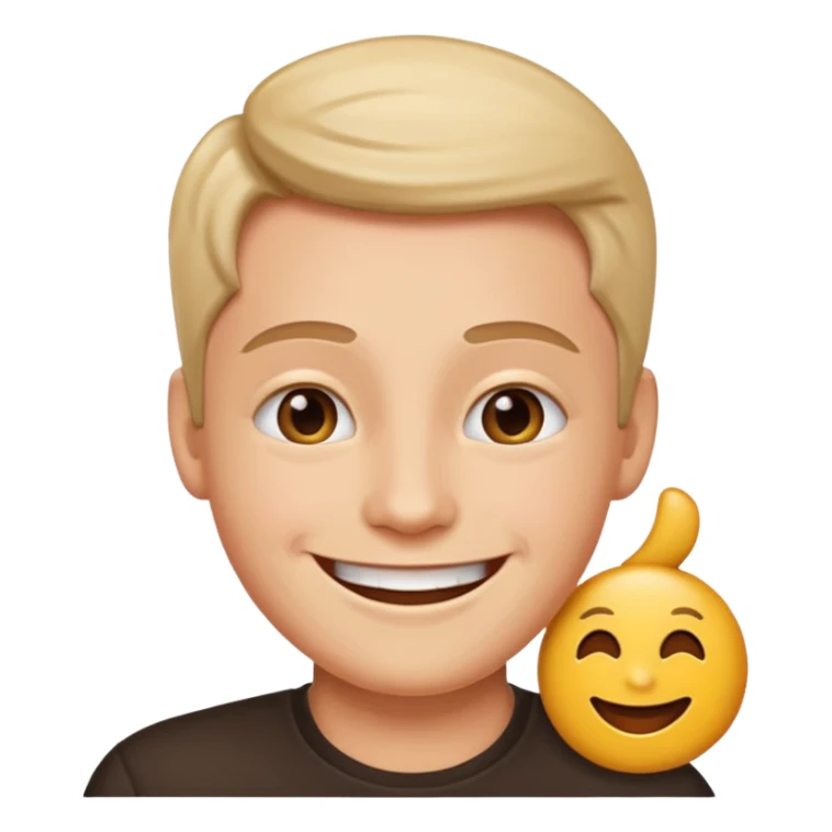make a character emoji of michal mrazik sticker