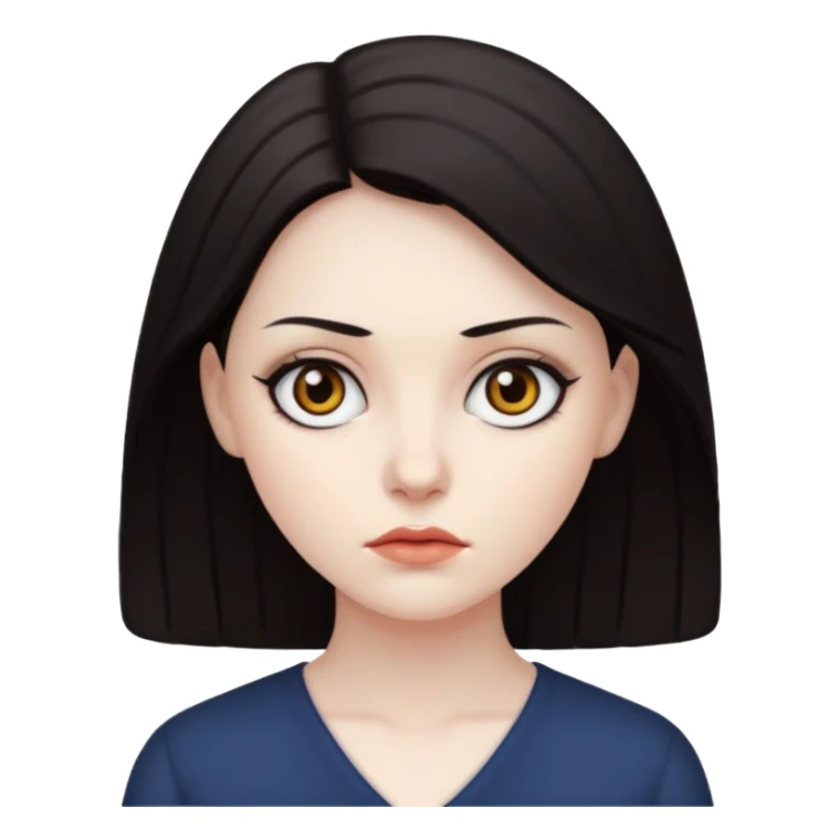 So very serious woman sticker