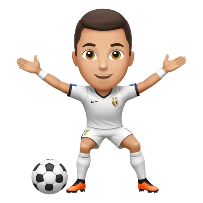 CR7 Cristiano Ronaldo doing his signature celebration pose sticker