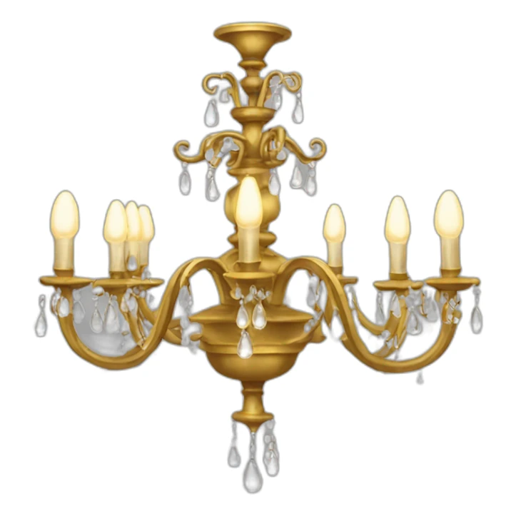 chandelier dans la belle et la bête sticker