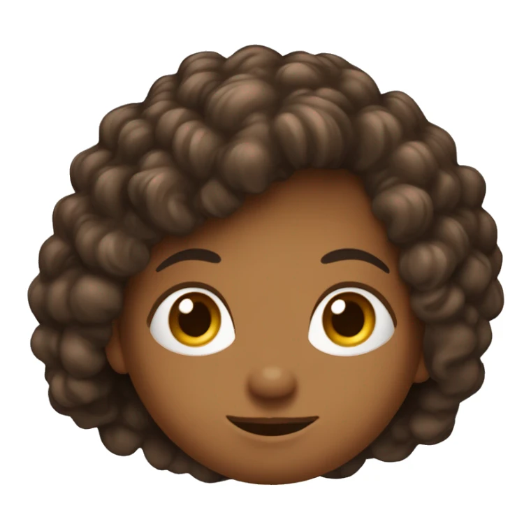 Une fée métisse avec des cheveux long brun foncé  sticker