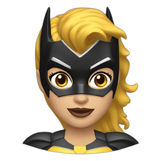 batgirl avec de l’argent sticker