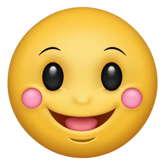 Smiley qui sourit avec des cœur noir sticker