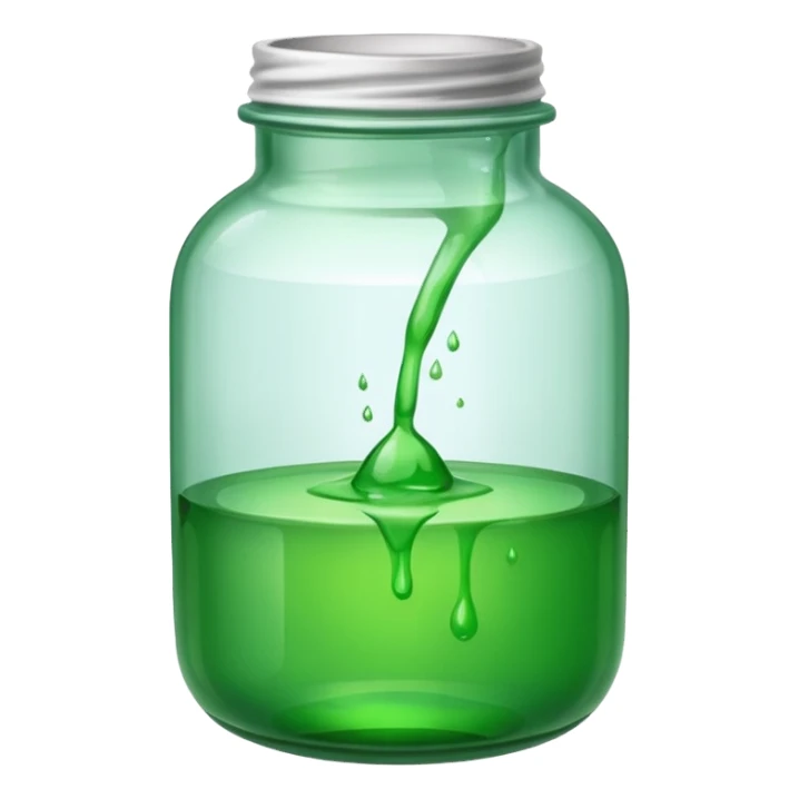 leaking from a chemical jar on the side and leaking some chemical    sticker