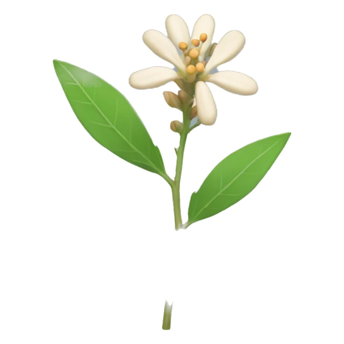 Ashwagandha plant of flower sticker