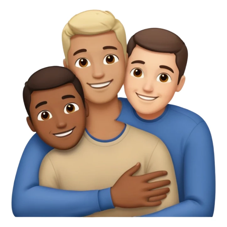 Male Gay Throuple sticker