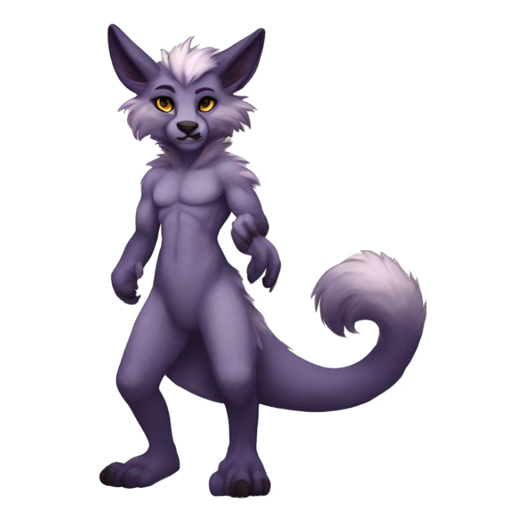  anthro vernid full body furry fursona LiLaiRa sticker