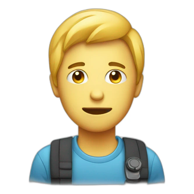 person social media addiction phone sticker