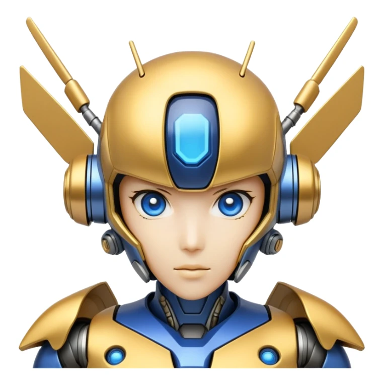 Futuristic Anime-styled Medabots Metabee Metabī メタビー sticker