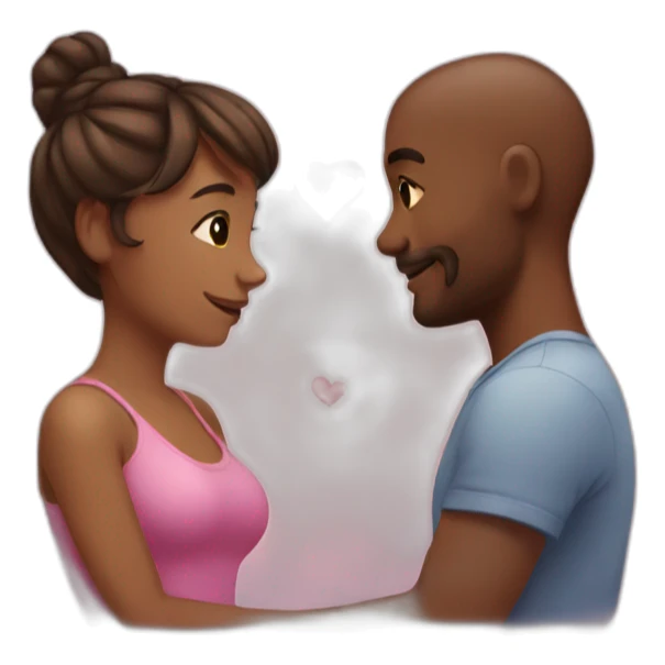 The concept of love sticker