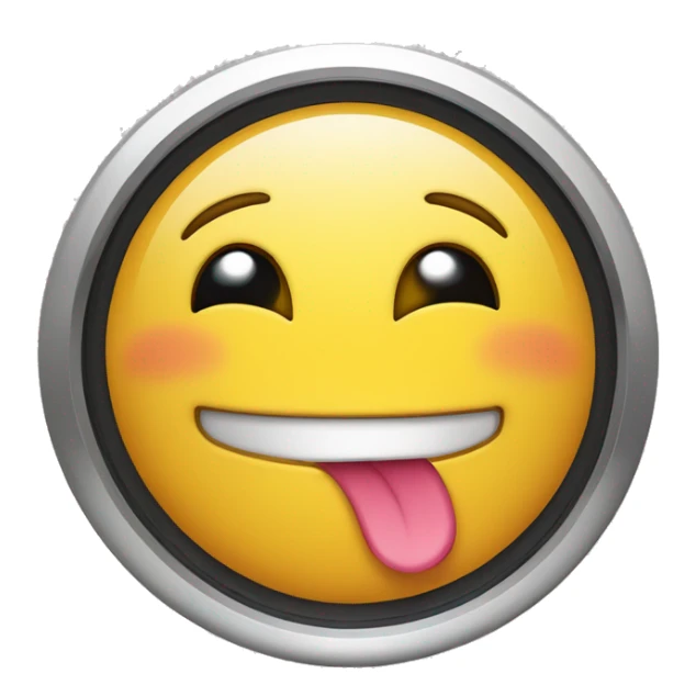 Smiley regarde en haut à gauche, montre en bas à droite  sticker