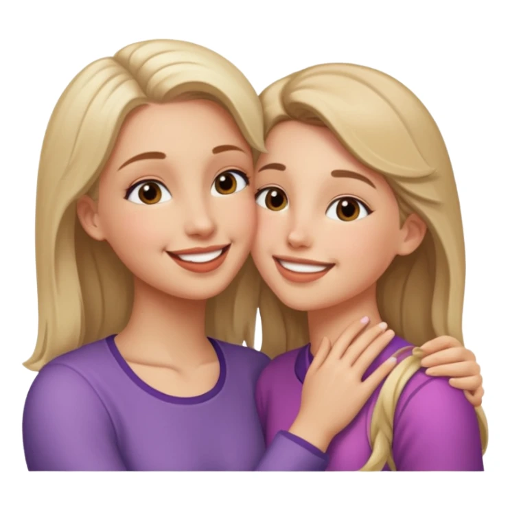 Someone kissing a girl  sticker