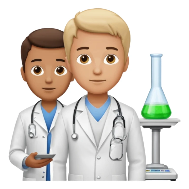 gordo em cima de balança e medico do lado sticker