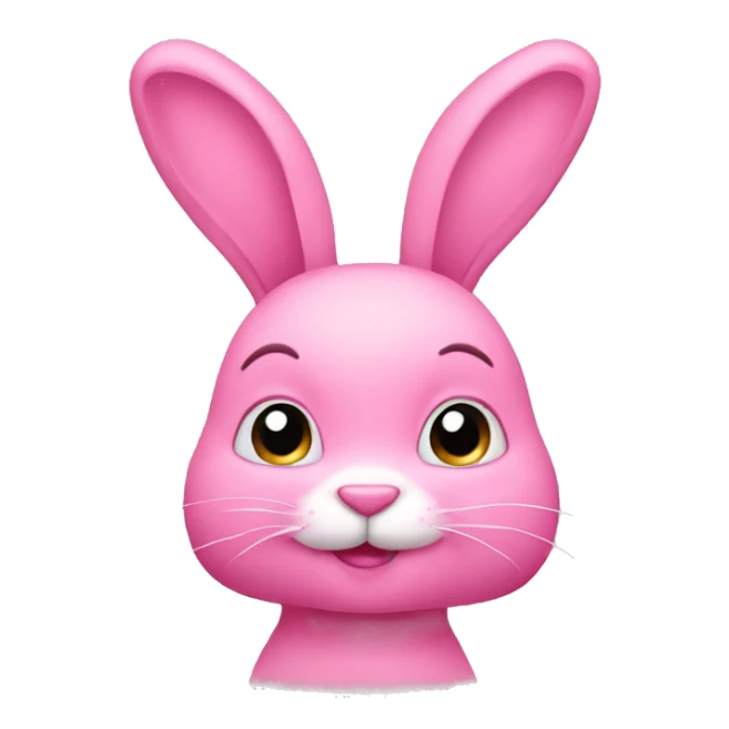 Pink bunny  sticker