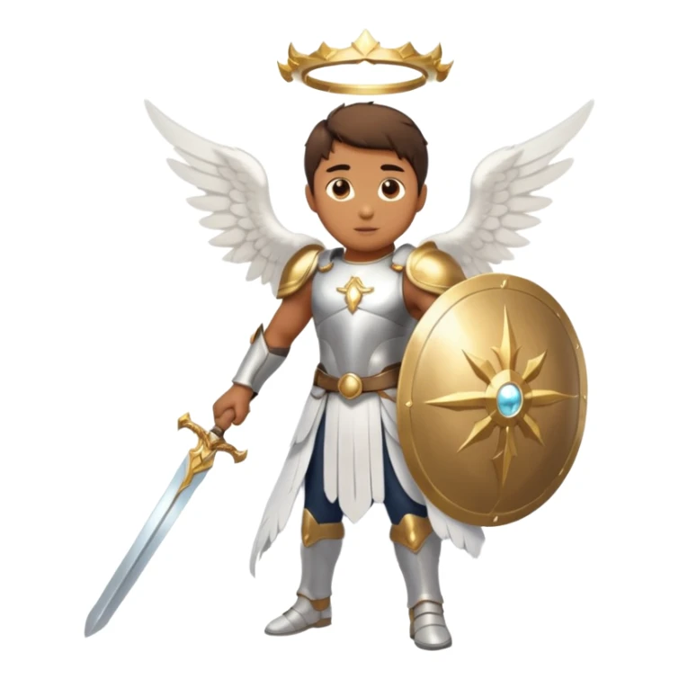 - 🛡️ Shield – symbolizing protection
- ⚔️ Sword – representing spiritual warfare
- 👼 Angel – the heavenly messenger
- ✨ Sparkles – highlighting his glory sticker