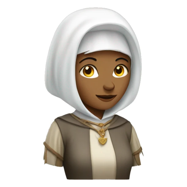 white medieval woman rich sticker
