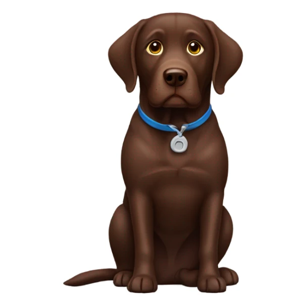 Chocolate lab, weight lifting sticker