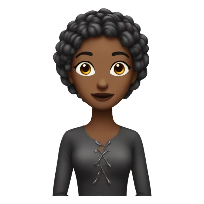 a girl with longest nails sticker