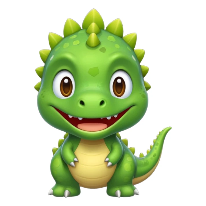 Cute dinosaur sticker