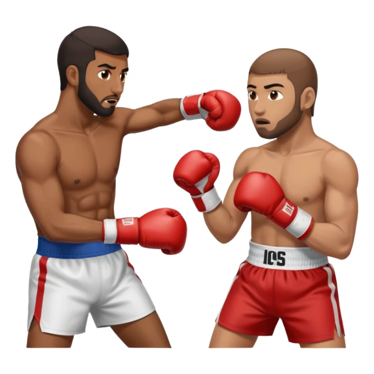 brown muslim man hitting white english man sticker